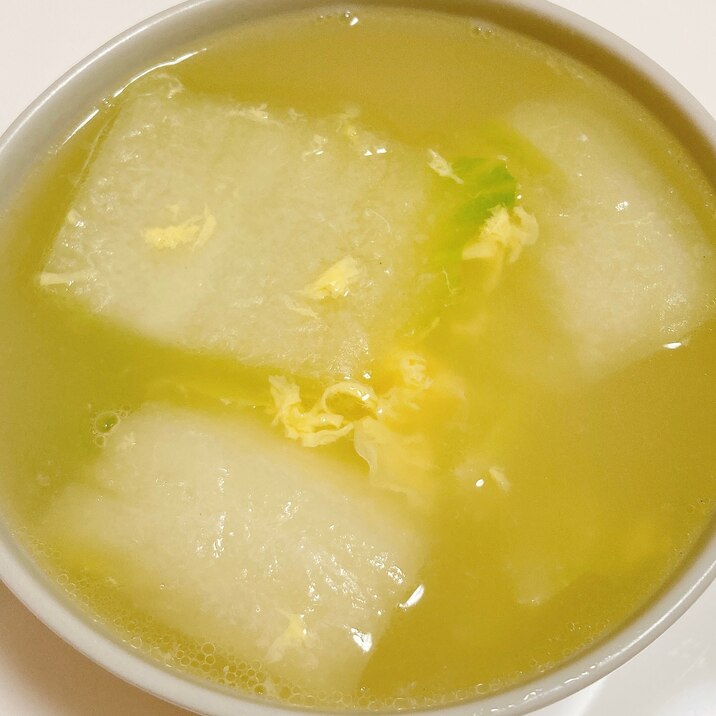 【白菜たまごスープ】